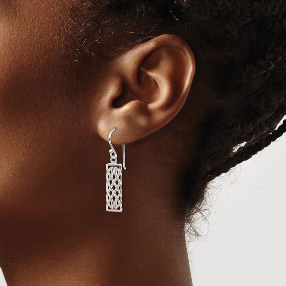 Kazi Luxury Sterling Silver Polished Rectangular … - image 3